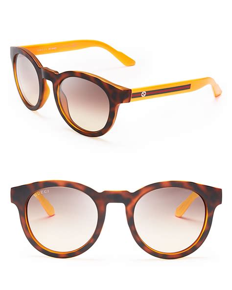 orange gucci glasses